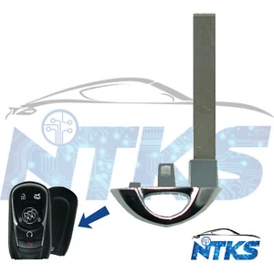 New Emergency Key Insert Uncut Blade Replacement for Buick HU100 2017 - 2021 - Foto 1 di 5