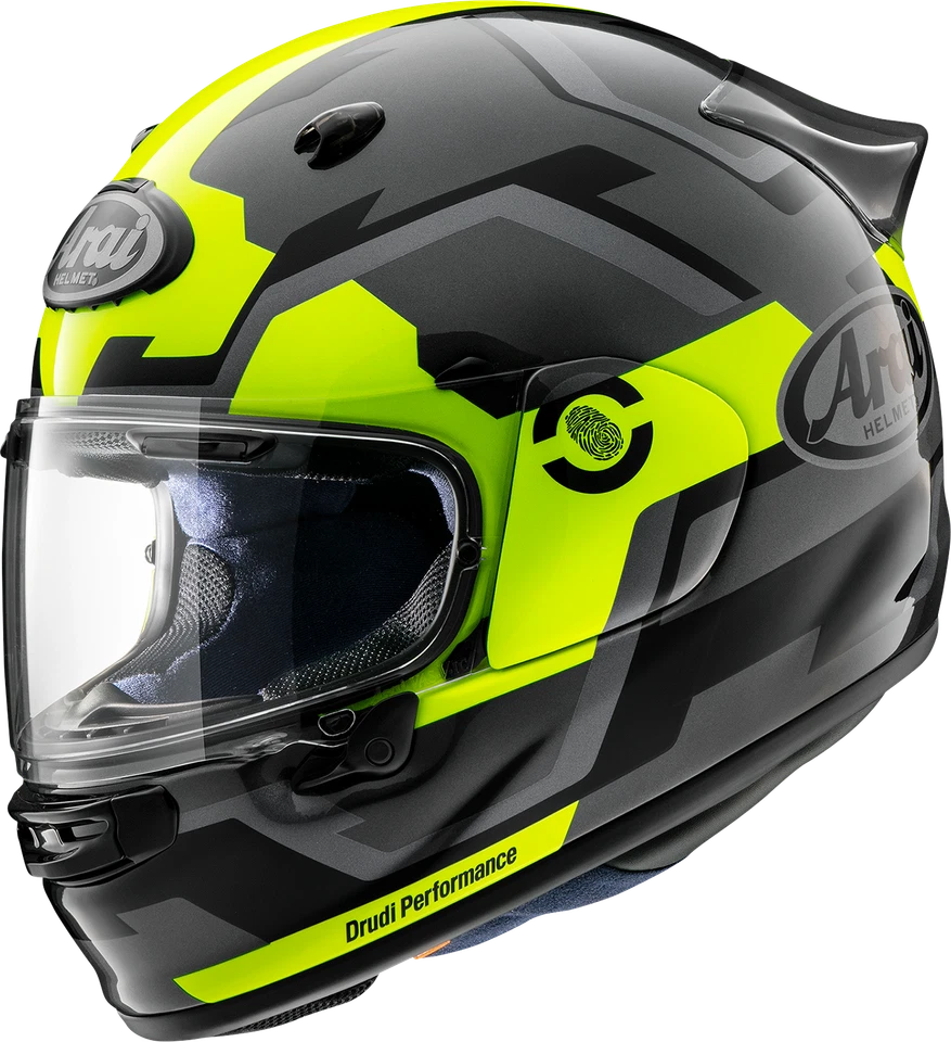 Casco facial ARAI Contour-X MOTOCICLETA amarillo fluorescente medio Foto 1 de 1