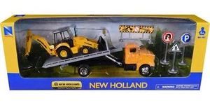 Peterbilt 335 Roll-Off and New Holland B110C Backhoe New Holland Construction - Picture 1 of 3