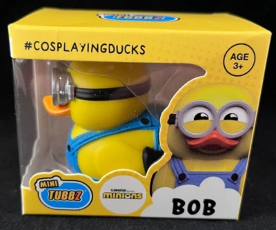 Mini Tubbz - Bob - Minions - Pato de goma - Aprox 2" de alto Foto 1 de 4