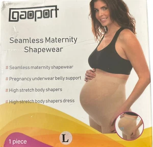 Gaoport Seamless Maternity Shapewear, Mid-Thigh Pregnancy Underwear, Support-NEW - Picture 1 of 7