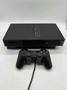 Sony PS2 Playstation 2 Fat Konsole in Schwarz - mit Controller - Original - Bild 1 von 4