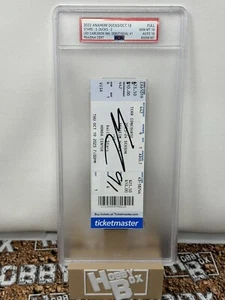 Leo Carlsson Signed Full Ticket NHL Debut 1st Goal Oct 19 2023 PSA 10 Auto 10 - Picture 1 of 2