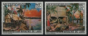 Laos 1971 - Mi-Nr. 329-330 ** - MNH - Gemälde / Paintings - Bild 1 von 1