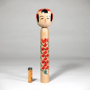 Master EIZO KOBAYASHI Kokeshi YAMAGATA Scuola Giappone 1968 Firmato - 9,5" (K615) - Foto 1 di 23