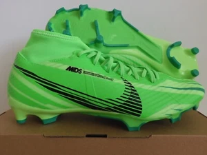 NIKE ZOOM MERCURIAL SUPERFLY 9 ACADEMY MDS FG/MG GREEN STRIKE SZ 10 [FJ7190-300] - Picture 1 of 5