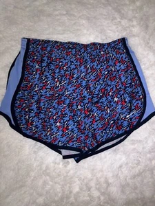 Nike Dri Fit Girls Sz. L Classic Red, Blue Etc Lined Sport Shorts. Great Pair - Picture 1 of 6