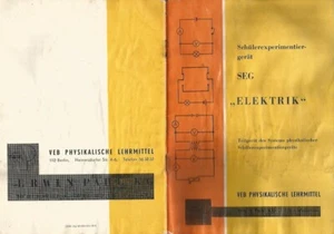 11 139 SEG / SCOLI Anleitung Elektrik (als Bilddatei auf Datenträger) - Bild 1 von 7