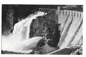 Postal antigua de AZ Arizona RPPC, escena de la presa Roosevelt, E-229 - Imagen 1 de 2