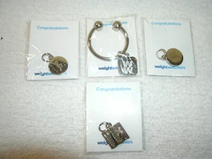 Weight Watchers Recognition Keychain Ring w WW Charms-- NIP - Picture 1 of 2