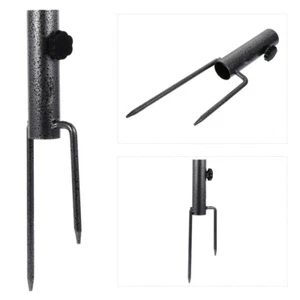 Garden Flag Stake Sand Screw Stand Beach Spike Anchor Beach Umbrella Holder - Picture 1 of 12