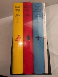 Stieg Larsson's Millennium Trilogy Deluxe Box Set Set : Drgon Tattoo Shrinkwrap - Picture 1 of 6