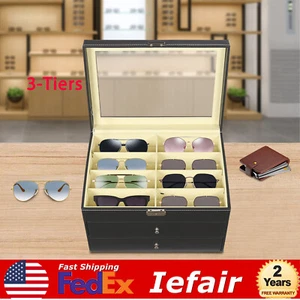 Gafas de sol organizadoras para mujeres hombres múltiples anteojos gafas vitrina caja - Imagen 1 de 13