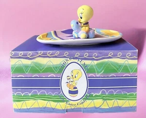 Looney Tunes Tweety Easter Candy Ceramic Dish Warner Bros Studio Store 1997 - Picture 1 of 13