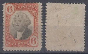 USA 1872 6c INTERNAL REVENUE SC R138 (ID:265/D59074) - Bild 1 von 1