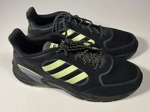 Adidas 90s Valasion Black Neon Sneakers Men Size 12 - Picture 1 of 8