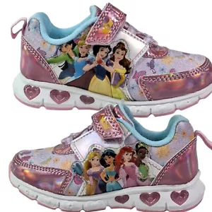 Sneakers Disney Princess bambina illuminate taglia 8 (16 cen) colore rosa nuove - Foto 1 di 24
