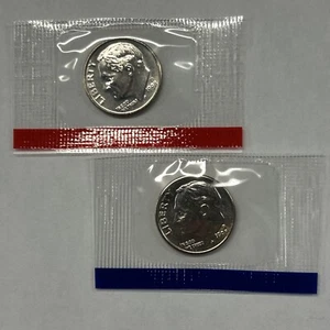 Monedas de diez centavos P&D Roosevelt 1998 de conjunto como nuevas en violonchelo como nuevas con envío gratuito - Imagen 1 de 2