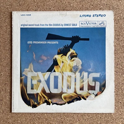 Exodus Original Soundtrack Ernest Gold 1961 LSO1058 LP Vinyl VG - Image 1 of 3