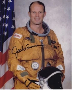 Foto firmada de JACK LOUSMA 8x10 de astronauta de la NASA con holograma certificado de autenticidad - Imagen 1 de 2