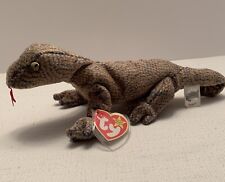 Ty Beanie Baby "Scaly" Komodo Dragon Lizard ViNtage Stuffed Toy 1999 All Tags