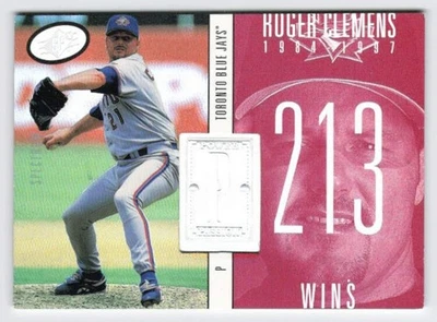 1998 Roger Clemens Upper Deck SPx Finite Spectrum /1750 #213 Blue Jays - Image 1 of 3