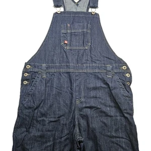 Dickies Denim Latzhose Damen Workwear Carpenter Utility Vintage Button Bib L - Bild 1 von 10