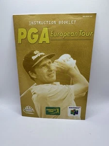 PGA European Tour N64 Manual Instruction Booklet Only No Game - Picture 1 of 2