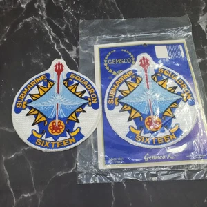 Vietnam Era USNUS Navy 5" Submarine Squadron Sixteen Patches - Picture 1 of 6