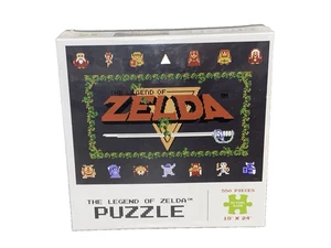 Legend Of Zelda 550 Piece Puzzle, Title Logo + Characters, Nintendo BRAND NEW - Picture 1 of 4