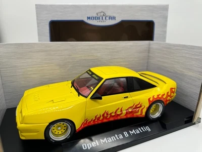 Modellautos 1:18 MCG Modelcar Groupe Opel Manta B Mattig Breitbau mit OVP - Bild 1 von 4