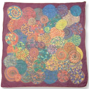 Hermes Reves d’ Escargots Sheer Silk Scarf Shawl by Christine Henry Tags No BoxU - Picture 1 of 12