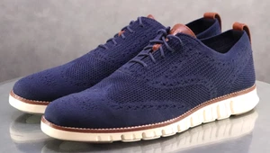 Cole Haan Zerogrand $ 160 Herren Budapester Oxford elegante Schuhe Größe 11,5 M C24947 gebraucht, in einwandfreiem Zustand - Bild 1 von 11