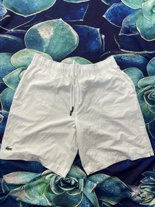 Lacoste Herren Core Sport Tennis Golf weiß Shorts Gr. Large sportlich H60 - Bild 1 von 8