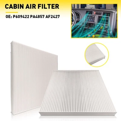 Filtro de aire de cabina 2 piezas para Freightliner Cascadia columbia PA4857 P609422 AF2427 T Foto 1 de 4
