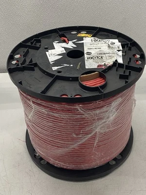 Belden 23AWG 4 pr CAT6A RED 1000 10GXW12 0061000 - Image 1 of 4