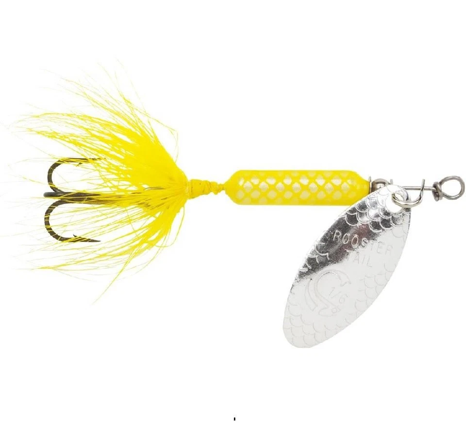 Worden's Yakima Bait Rooster Tail Fishing Lure Yellow Choice of Size - Image 1 of 1
