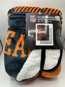 Chicago Bears NFL 60" x 80" Plush Throw Blanket, Soft & Warm - Picture 1 of 5