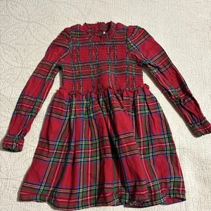 Vestido Niñas Talla 4t Wonder Nation Rojo Verde Cuadros - Imagen 1 de 6