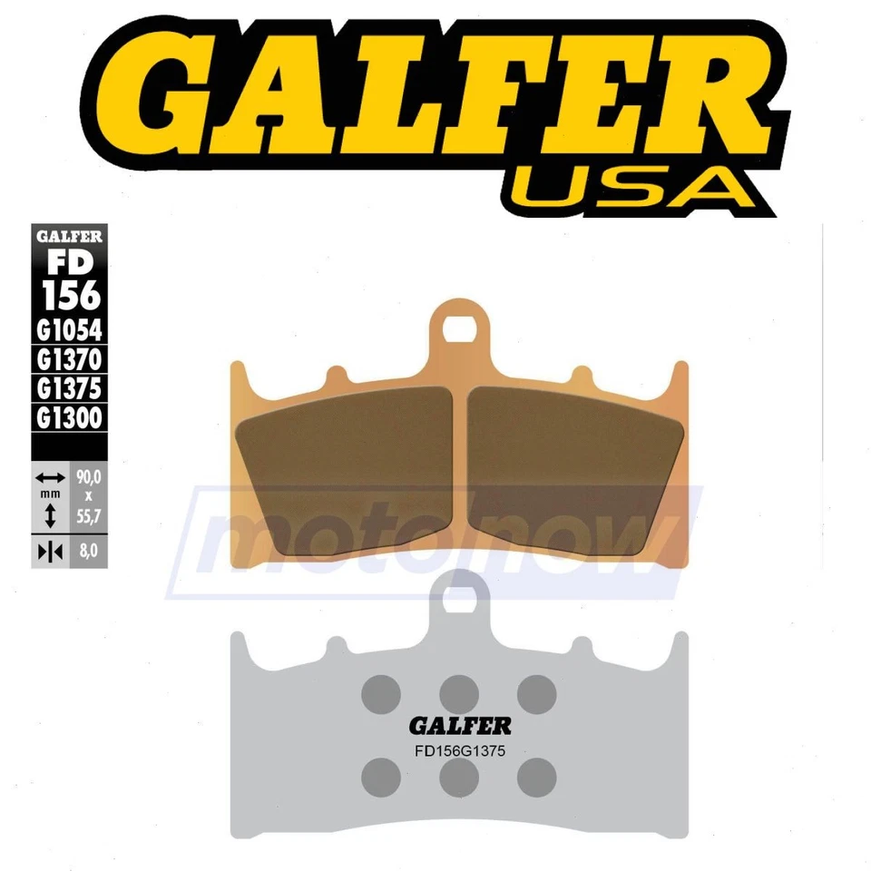 Galfer Brakes Front HH Sintered Brake Pads for 2002-2003 Kawasaki VN1500P iz - Image 1 of 4