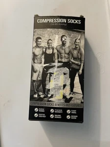 Calcetines de compresión CHARMKING para mujer y hombre circulación (3 pares) 15-20 mmHg - Imagen 1 de 8