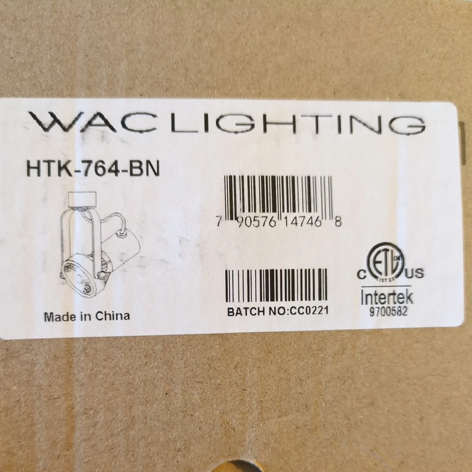 WAC Lighting HTK764BN Track Heads - One Light Nickel Track Head