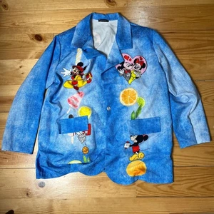 Vintage Made in Italy Mickey & Minnie Jacke - 90er Disney Pop Art Blazer - selten - Bild 1 von 10