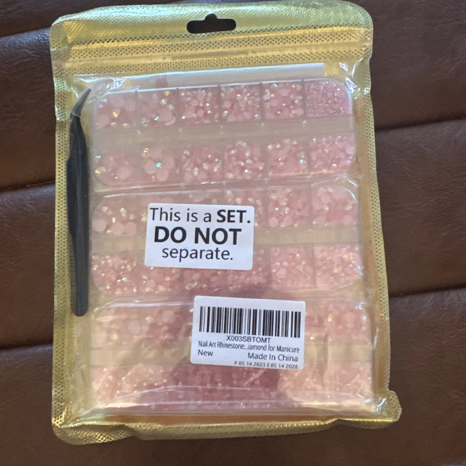 7000 PIEZAS Estrás de Resina con Pinzas para Artesanía, 2/3/4/5/6mm Tapa Plana Je Foto 1 de 1