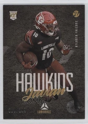 2021 Panini Luminance Rookie Gold /299 Javian Hawkins #152 Rookie RC - Image 1 of 2