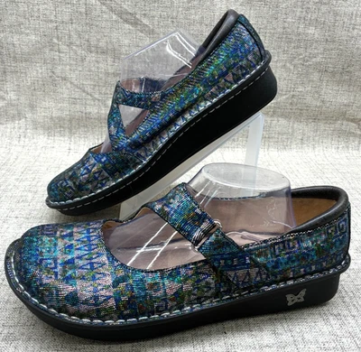 Alegria Paloma Mary Jane Shoes Women 11.5 Multicolor Rave On The Nile JIL-321W - Image 1 of 4