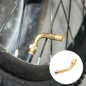 1pcs 90° Automobile Motorcycle Cooper Air Tyre Valve Extension Stem Adapter - Picture 1 of 4