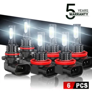 Combo 9005+h11 LED Headlight Bulbs For Ford Ranger 2020 2021 2022 - Picture 1 of 14