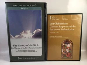 History of the Bible 6 CDs & Lost Christianities 2 DVDs Great Courses Religion - Imagen 1 de 2