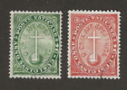 Vatican City 1933 Sc# B1 & B2 Holy Year Issue Cross and Orb